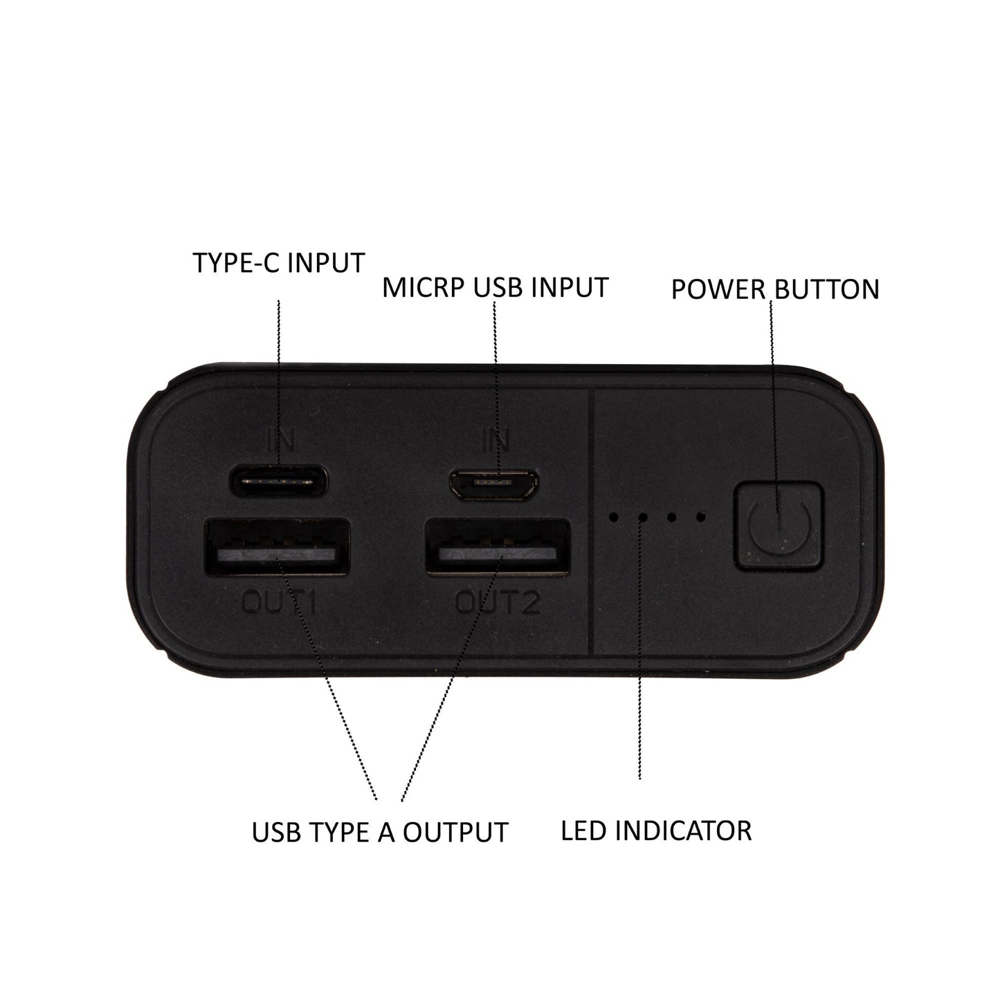 Metal Body Dual USB Power Bank 20000mAh – Fast Charging Portable Battery
