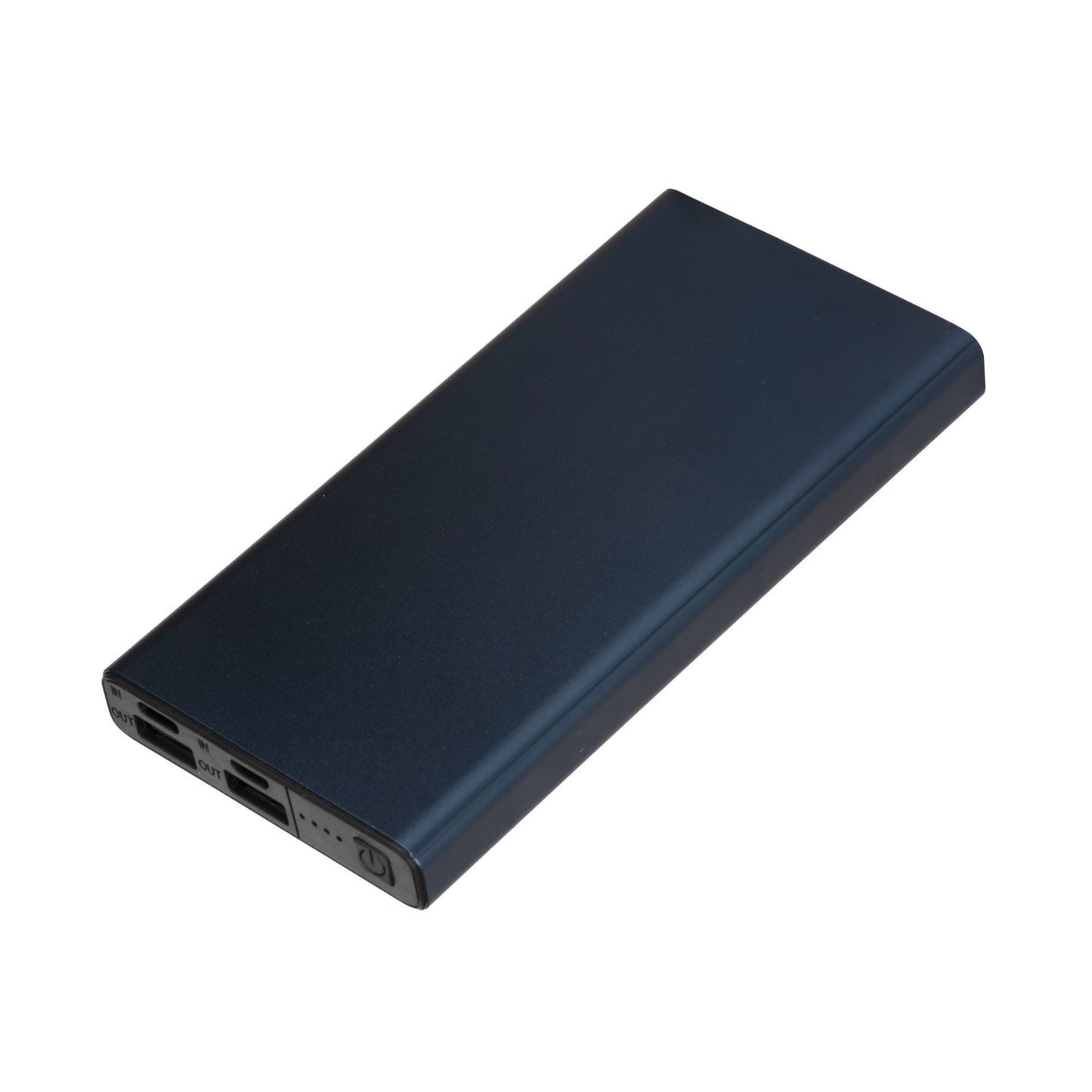 10000mAh Slim Power Bank – Ultra Thin Portable Charger with Dual USB & LED Indicators (Red)