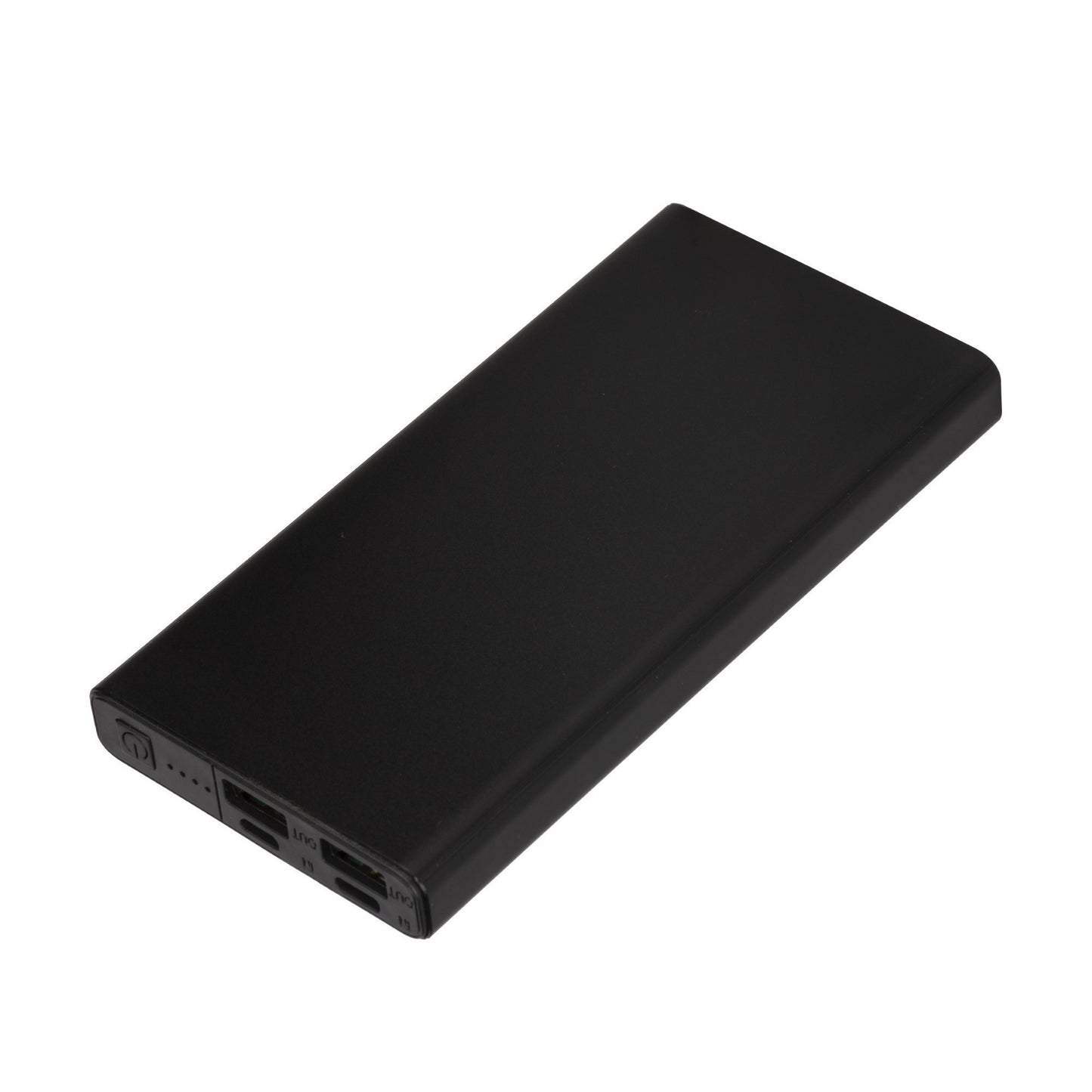 10000mAh Slim Power Bank – Ultra Thin Portable Charger with Dual USB & LED Indicators (Red)