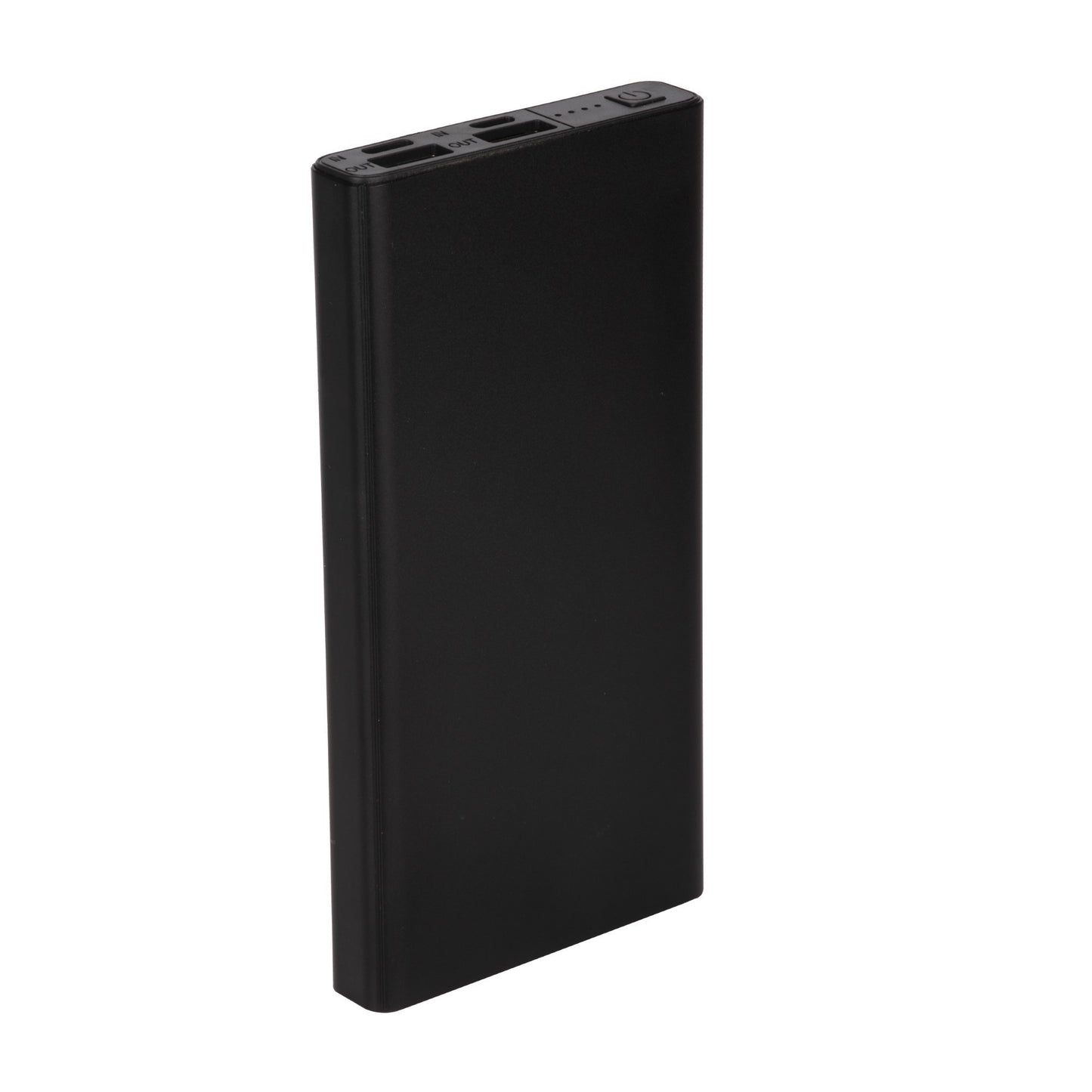 10000mAh Slim Power Bank – Ultra Thin Portable Charger with Dual USB & LED Indicators (Red)