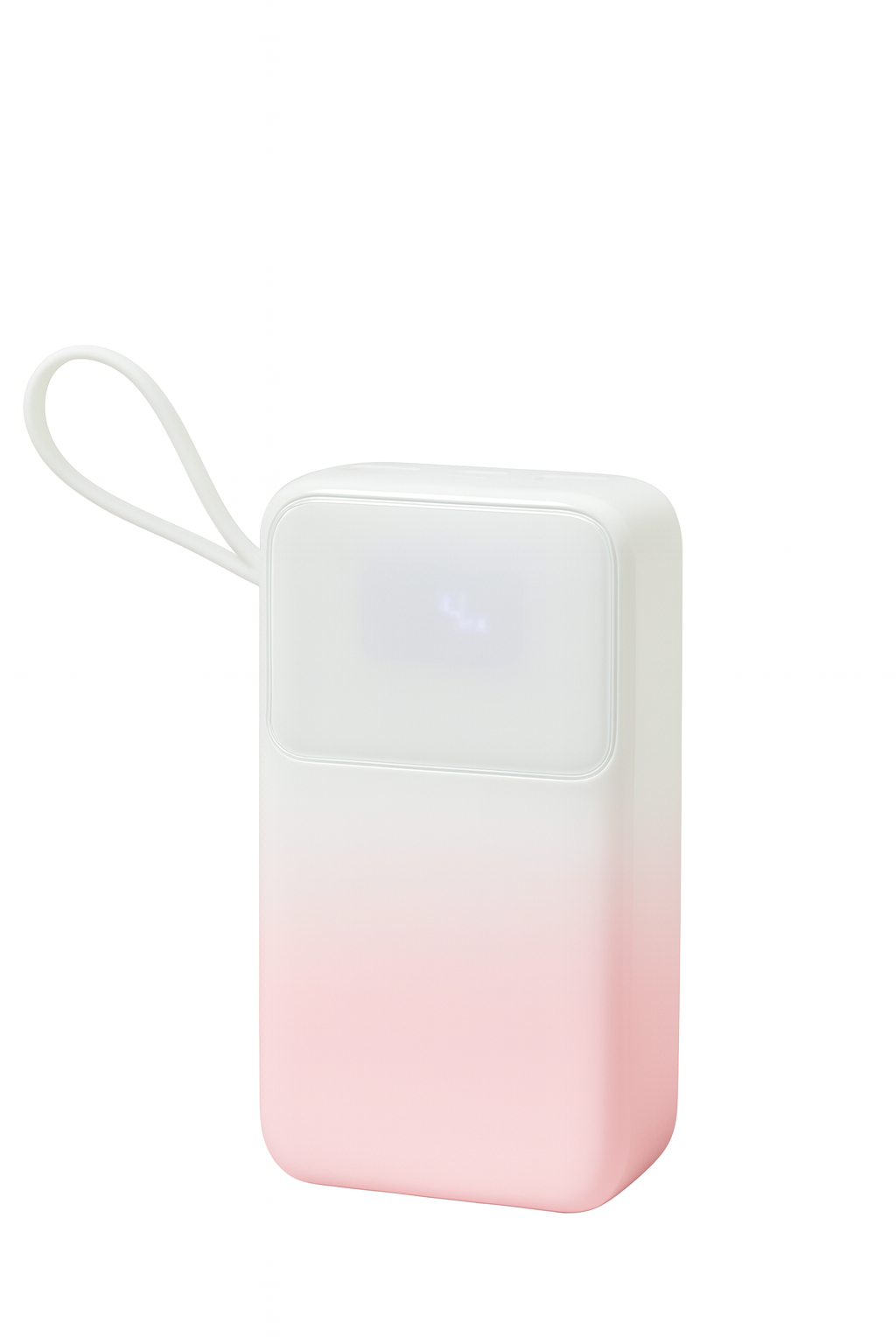 20000mAh Power Bank with Built-in 4 Cables – Pocket Size Fast Charging Portable Charger with LED Display & Dual USB Ports