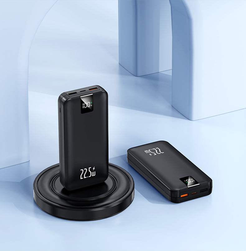 20000mAh Power Bank – 22.5W Super Fast Charging Mini Portable Charger with Large Screen Digital Display